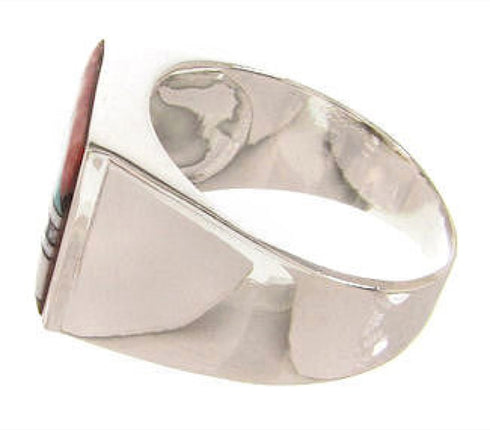Multicolor Native American Design Jewelry Ring Size 9-3/4 YS66871